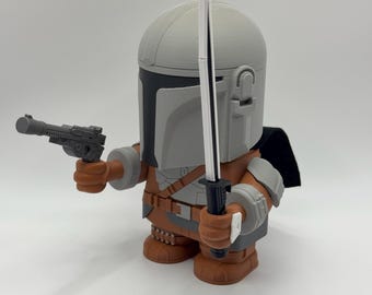 Chunkalorian Mandalorian Mando Din Chunkable Chunky Toy Figurine Build Kit Kiln