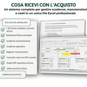 Fleet Management in Excel | Vehicle Schedule, Tax, Insurance, and MOT | Cost and Maintenance Control | KPI Dashboard for SMEs image 12