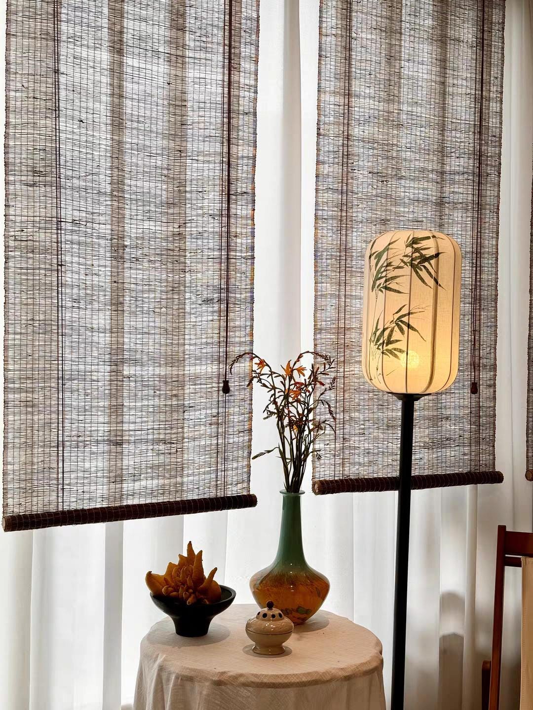 Custom Window Blind – Handwoven Ramie Curtain for Organic Modern Home ...