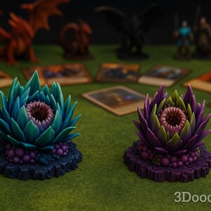 Plantes exotiques carnivores | Miniature de terrain fantastique | Non peint