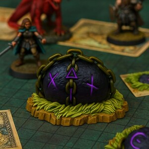 Pierres magiques dangereuses | Miniature de terrain fantastique | Non peint