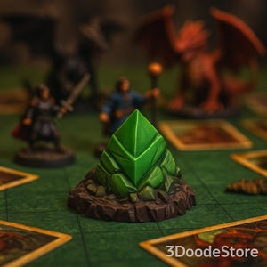 éclats extraterrestres | Miniature de terrain fantastique | Non peint