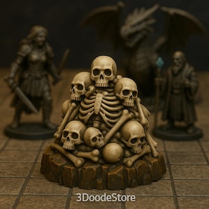 Os perdus | Miniature de terrain fantastique | Non peint