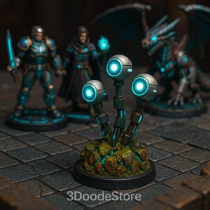Plantes Robotic Eyes | Miniature de terrain fantastique | Non peint