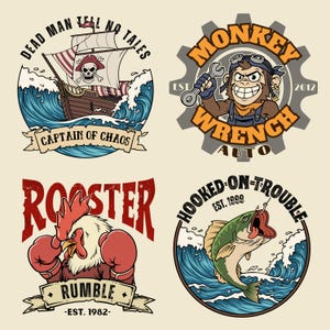 RETRO VINTAGE t-shirtontwerp met aangepaste illustratie, aangepaste retro, aangepast logo-ontwerp, aangepaste handgetekende vintage, vintage design