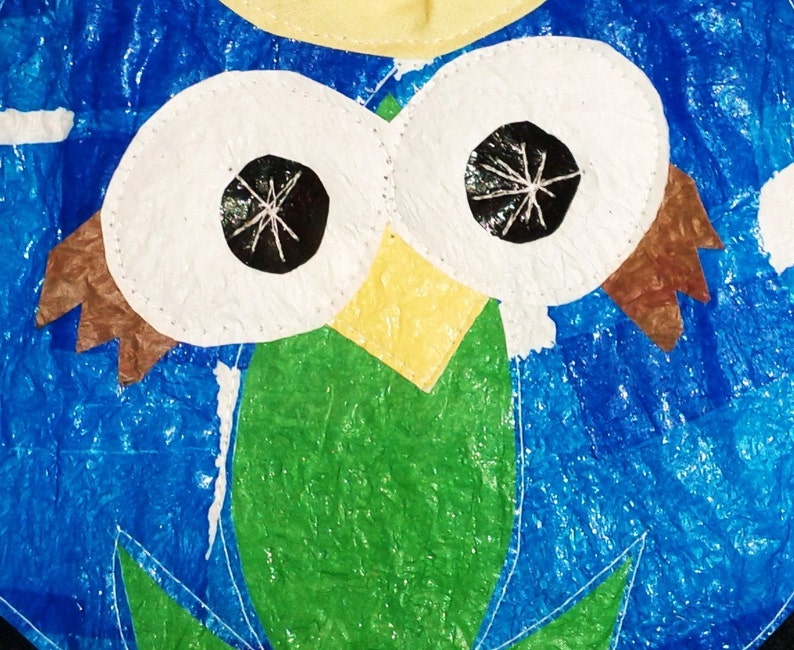 Fused Plastic Owl Bib image 3