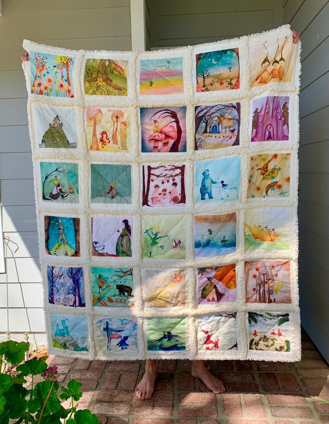 Snoozing With Stories Quilted Blanket NCU0NT1485