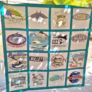 T-Shirt Quilt 16 Shirt T-Shirt Memory Keepsake Quilt DEPOSIT ONLY