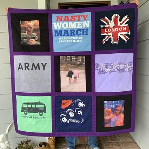 9枚入りTシャツメモリーキルトデポジット