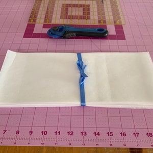 Pre-cut Pellon 911FF Fusible Featherweight 16&quot; Iron on Interfacing White  50 pieces