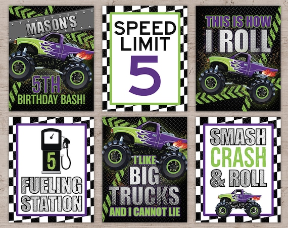 Monster truck party supplies deals