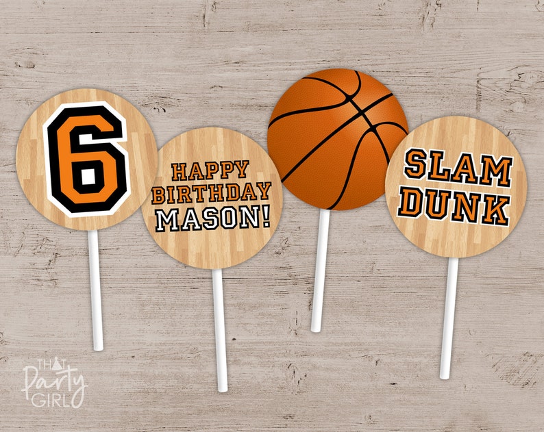 Basketball Birthday Party VIP Pass Style Invitations Printable DIY image 5