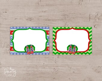 Etichette per tende da festa con maglioni brutti (PDF)