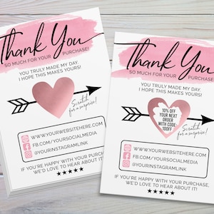 Custom Business Thank You Scratch Off Cards