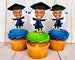 Printable Graduation Photo Cupcake Toppers, Graduation Party Face Cupcake Toppers, Graduation Party Decorations, Graduate Party Favors 