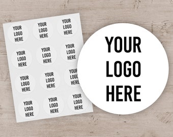 Custom Logo Stickers, Small Business Stickers, Logo Label Sheets, Business Thank You Packaging Stickers, Personalized Stickers, Round Labels