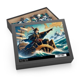 jigsaw puzzle　Adventure Pirate Puzzle - 120, 252, 500-Piece, Fun Family Activity, Nautical Gift, Unique Home Decor, Perfect for Game Night,