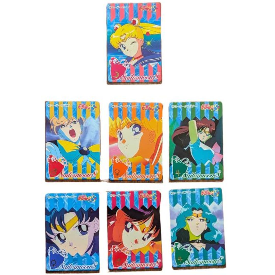 セーラームーン カードセット 1994年製 プラスチックカード 永谷園 セーラームーン カードセット 1994年製 プラスチックカード 永谷園