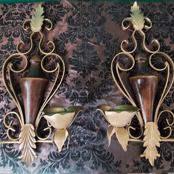 Candle Wall Sconces Etsy