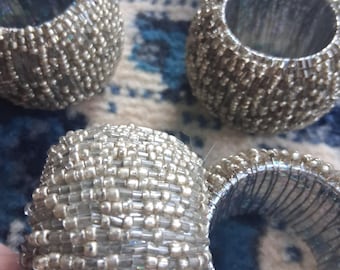 Set of 6 Beaded Napkin Rings – Boho Celestial Moon Style Pier 1 Decor