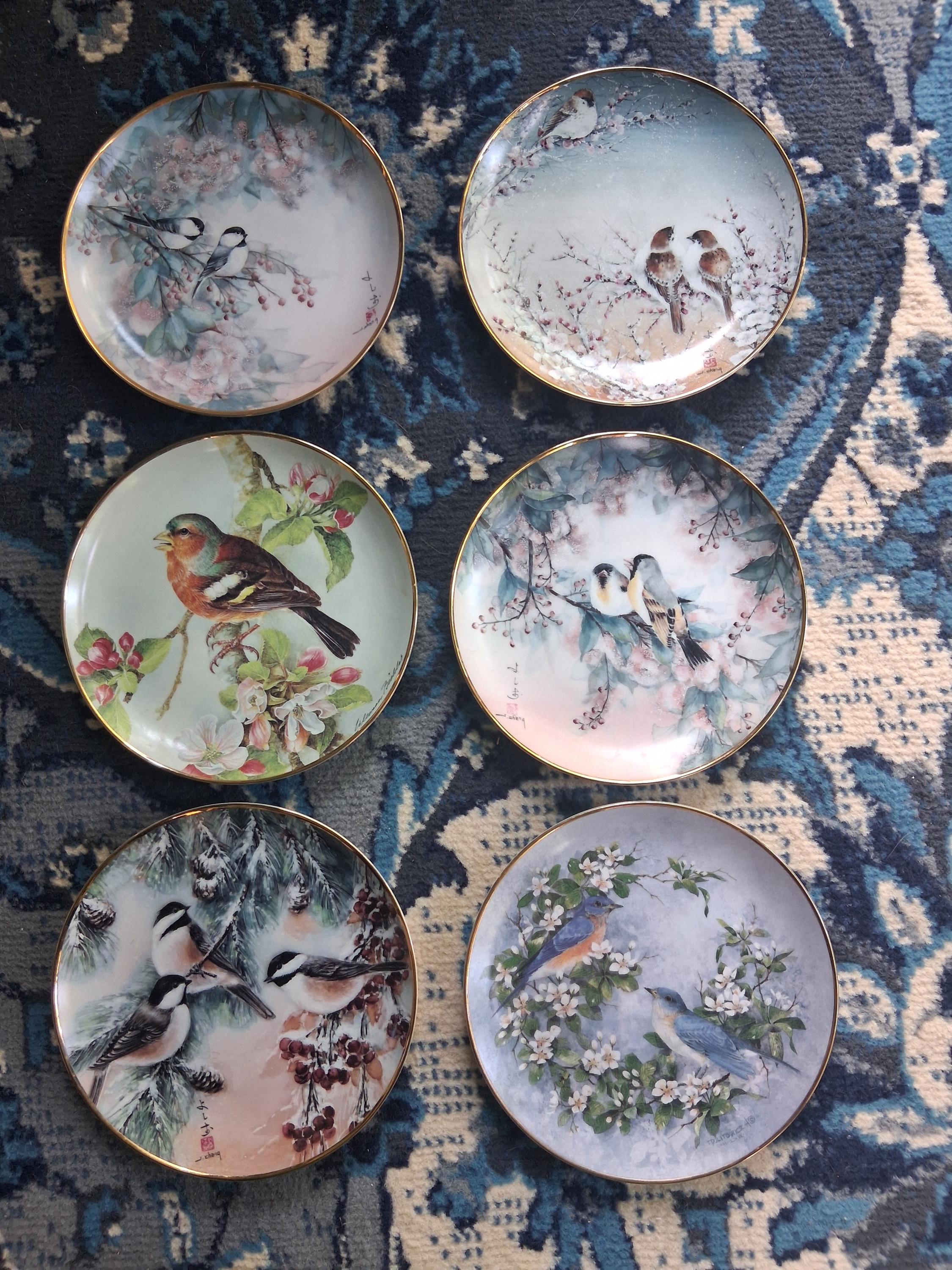 Franklin Mint Bird Plates - Etsy