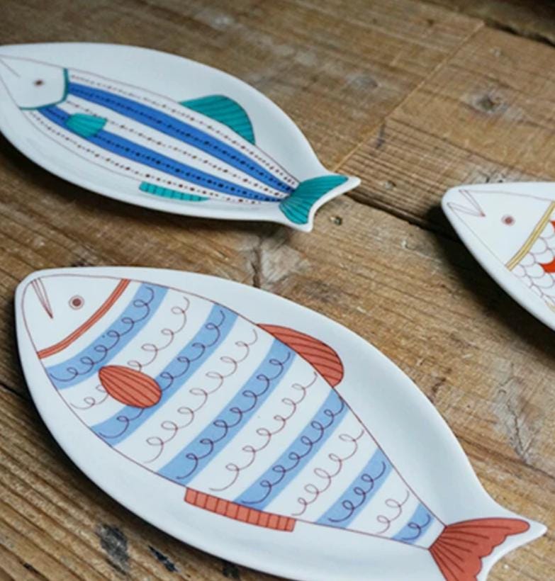 九谷焼 魚皿：日本の陶器皿 - ギフトボックス入り - Etsy 日本