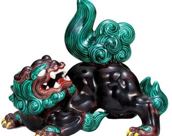 九谷獅子 置物飾像 (25S-643-3) - Etsy 日本