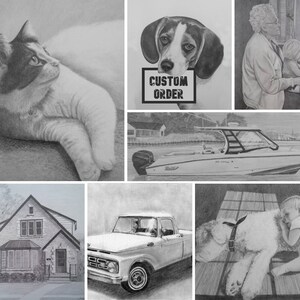 Custom Pencil Drawing – Realistic Hand-Drawn Graphite Art From Photo Bild 2