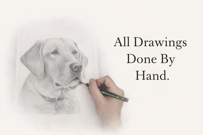 Custom Pencil Drawing – Realistic Hand-Drawn Graphite Art From Photo Bild 5