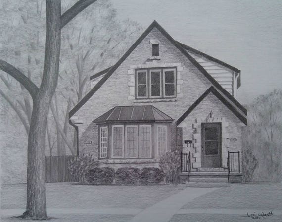 Colored Pencil Drawing “Home” — Shanice Gervais