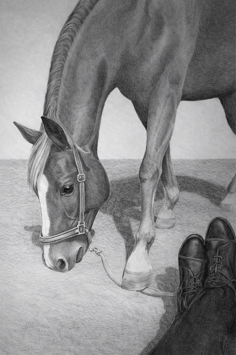 Custom Pencil Drawing – Realistic Hand-Drawn Graphite Art From Photo Bild 1