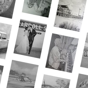 Commissioned Custom Boat Pencil Drawing From Photo Car Plane Truck ...