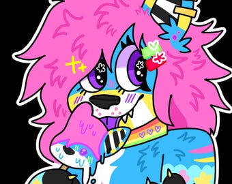 CHEAP Digital Fursona Badges [READ DESC]