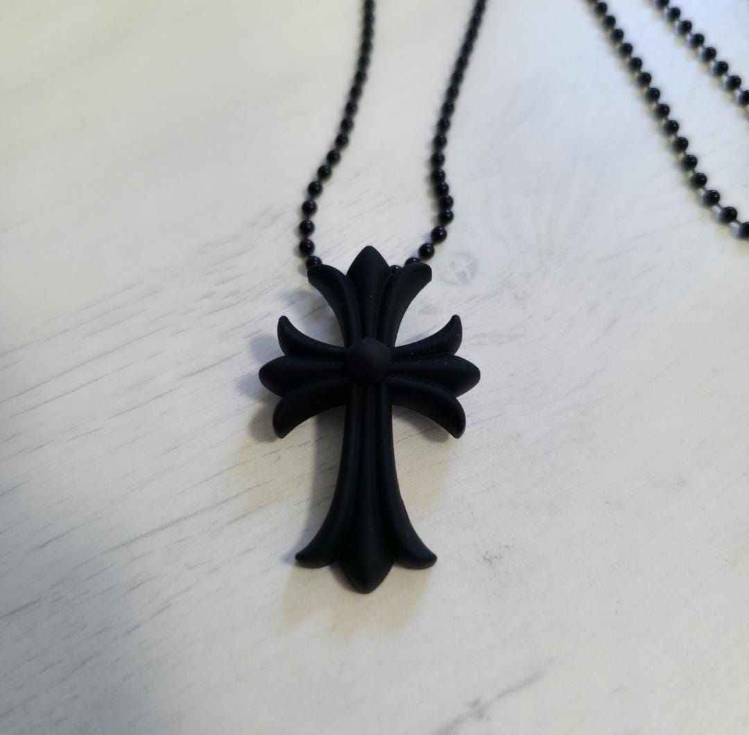 アクセサリー Chrome Hearts Rubber Small CH Cross CHROME HEARTS RUBBER CH CRS SML Small CH Cross Rubber
