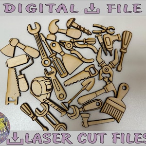 31 Laserschnitt, Werkzeuge SVG Bundle, Werkzeuge PNG Bundle, Werkzeuge SVG-Schnittdateien, Mechaniker Werkzeuge svg, Schraubenschlüssel svg, Hand-Werkzeug svg für die Laserschnittdatei
