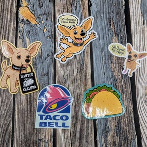 Taco Bell Old Mascot, stickers!