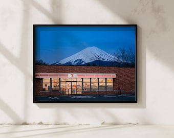 Mt. Fuji Art Print: Japan 7-eleven Landscape Photo - Etsy