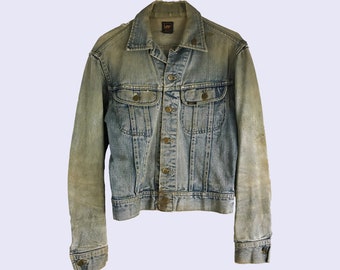 Trashed denim jacket | Etsy Trashed denim jacket | Etsy