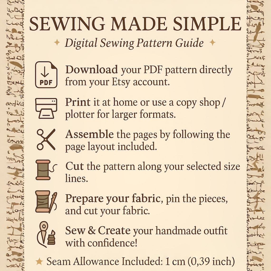 Peter Pan Collar Blouse Pattern PDF | Vintage Button up Shirt | Puff ...