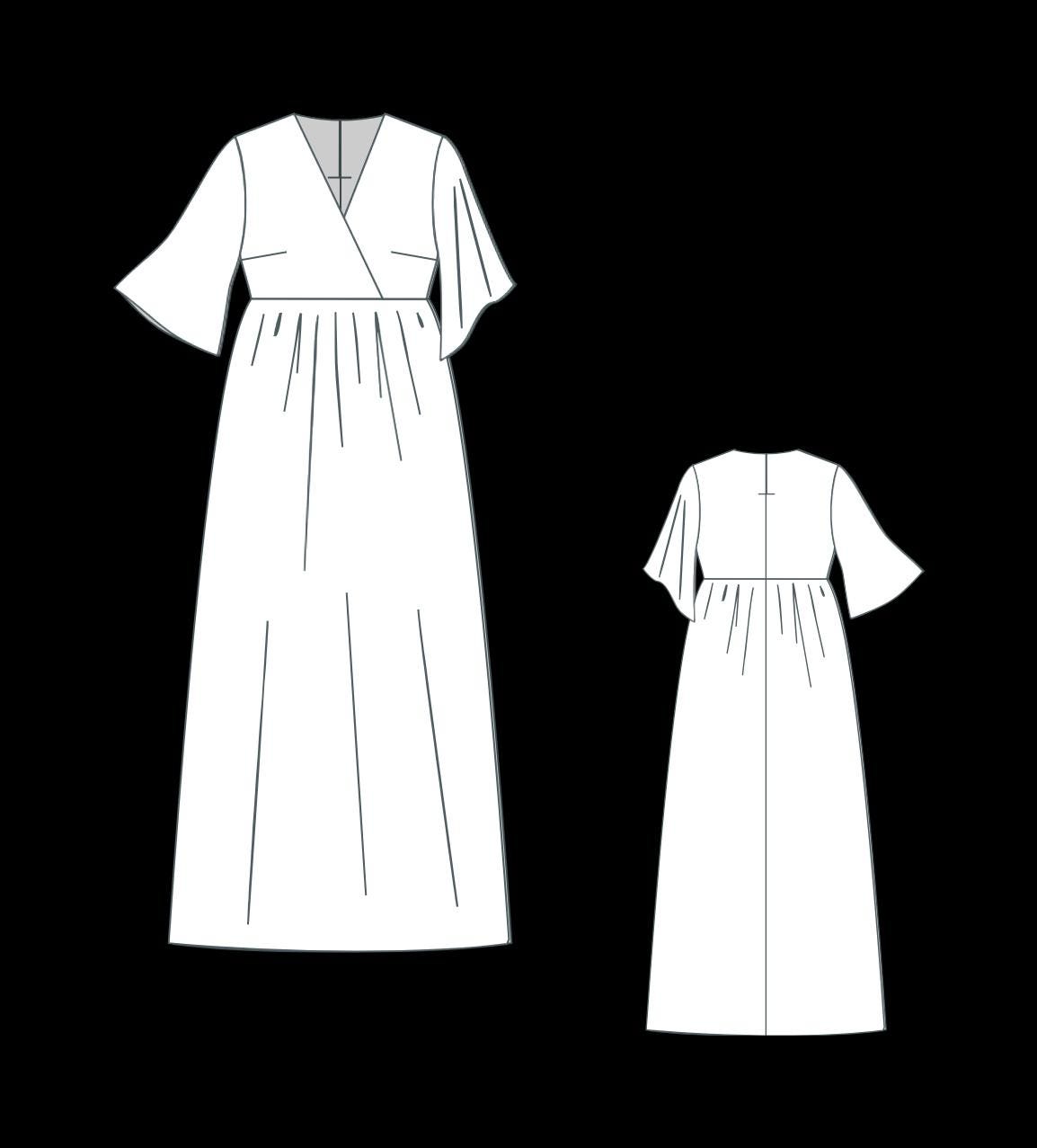 empire waist maternity dress pattern Sewing PDF | Maxi Dress | V Neck Wrap Dress Pattern | US 0-30 Size Inclusive Размер:34 Collection-Easter a line dress pattern Nightway S 4 Champagne PDF This is a