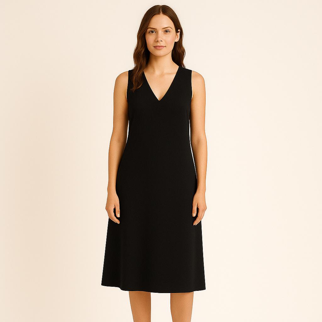 nikola knit dress AMUR Women's Nikola Pleated Knit Dress - Green - Size M main image 1