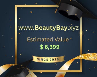 BeautyBay.xyz Name der 2-Wort-Beauty-Marke, 6.399 Dollar, Atom-Gutachten ( 201 Endungen )