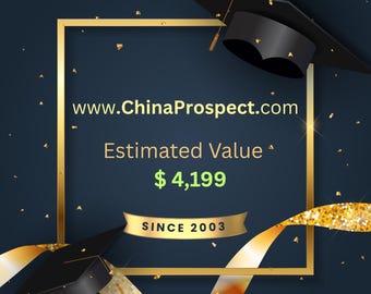 ChinaProspect.com 22+ Years Old Premium Domain Name, 4,199 Dollars Appraisal