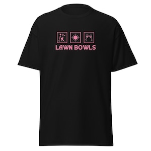 Lawn Bowls Wine Version Novelty T-Shirt Unisex Classic Tee