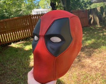 Handgemaakt deadpoolmasker, cosplaykostuum, magnetische sluiting
