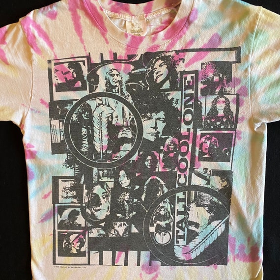 Robert Plant 80's Tall Cool One Tie Dye All Over … - image 3