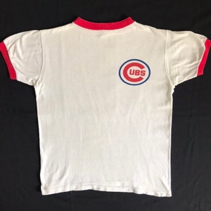 Chicago Cubs 1960's Super Old School Classic Logo White 