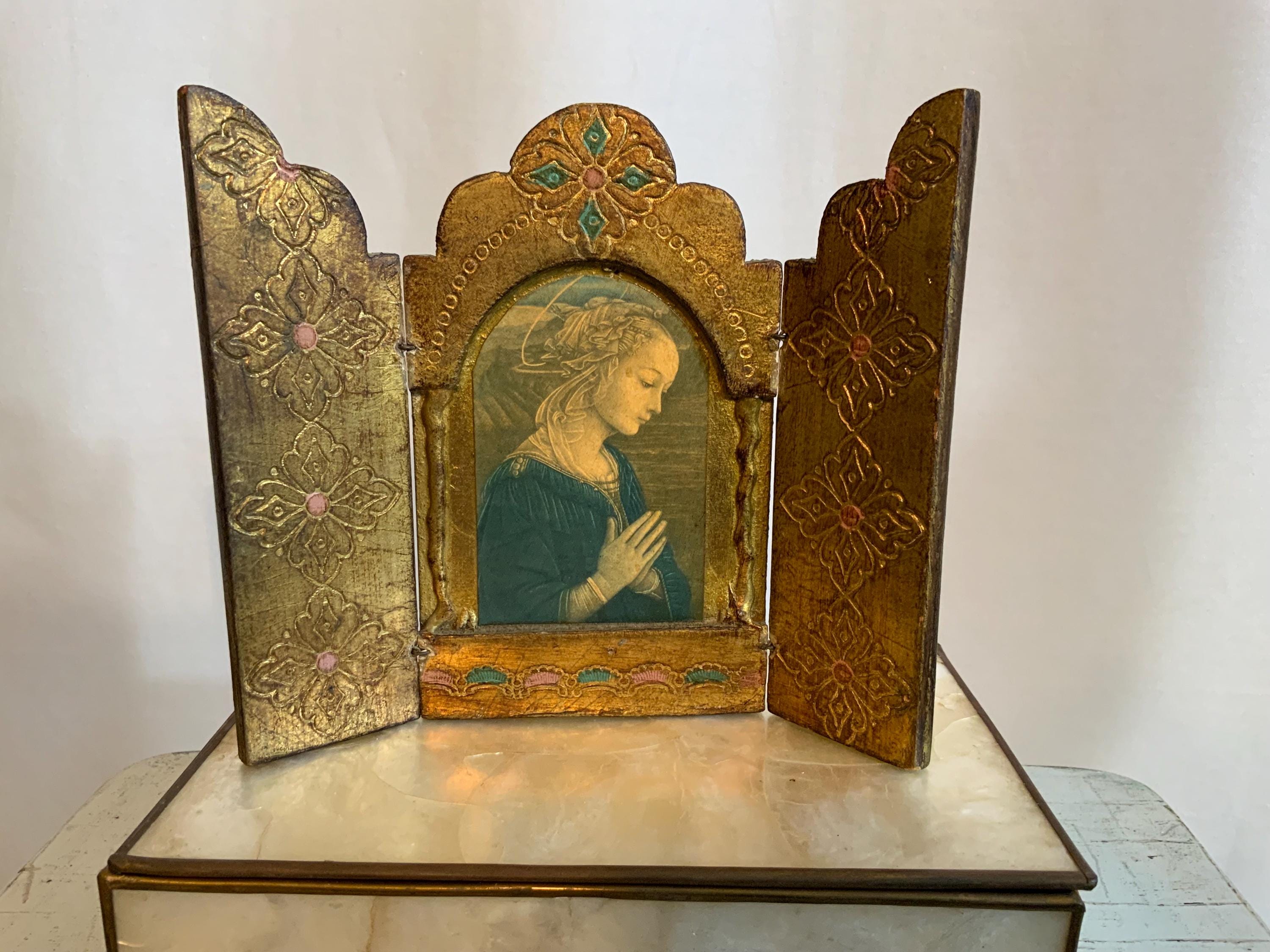 Triptych Madonna - Etsy