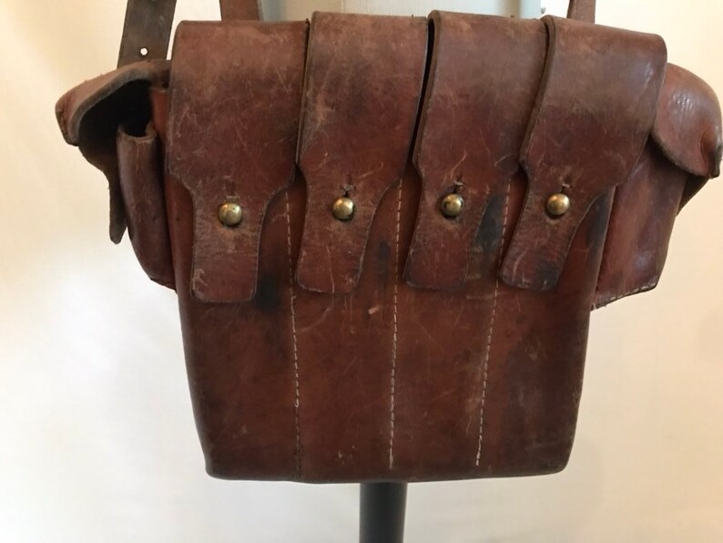 WWII Rare Genuine Swedish Army Leather Ammo Bag Ammo Pouch Etsy