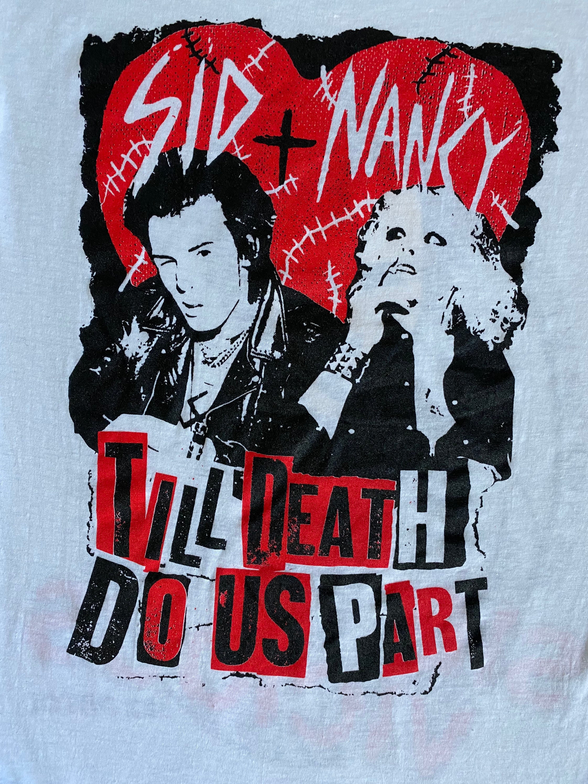 Sid Vicious Sex Pistols Sid & Nancy Till Death Do Us Part 80's Sid Vicious Sex Pistols Sid & Nancy Till Death Do Us Part 80's
